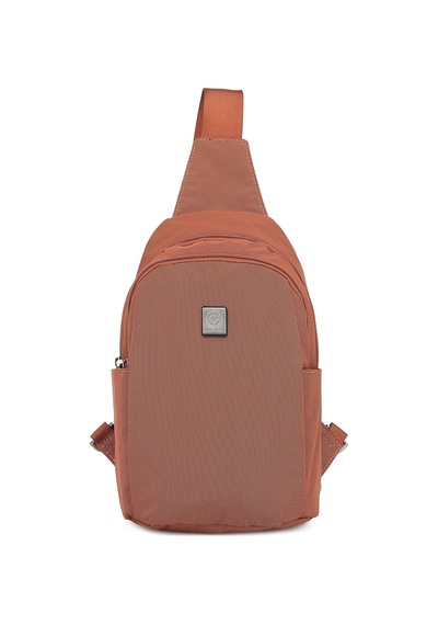 Smart Unisex Body Bag Tasarım Vücut Sırt Ve Göğüs Çantası Ayarlanabilir Askılı Kiremit Kiremit