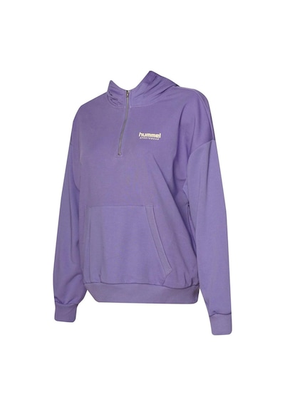 Hummel Devon Zip Neck Hoodie Mor Kadın Hoodie Mor