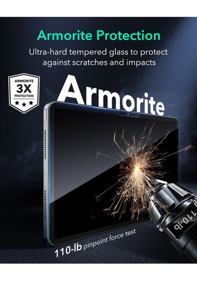 Apple Uyumlu iPad Pro 13 2024 Armorite 2 Adet Tablet Ekran Koruyucu