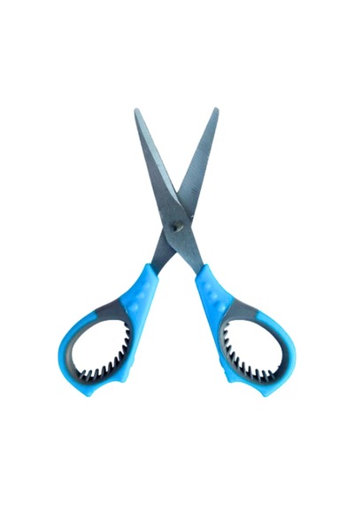 Kolay Tutmaçlı Çelik Çocuk Makası 14 Cm - Mavi