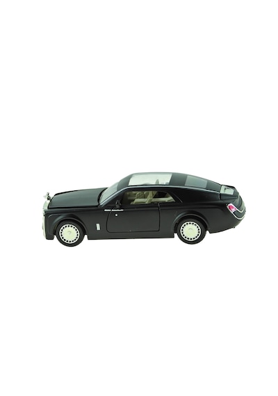Çek Bırak Işıklı Sesli Oyuncak Metal Araba Phantom 13 Cm Siyah