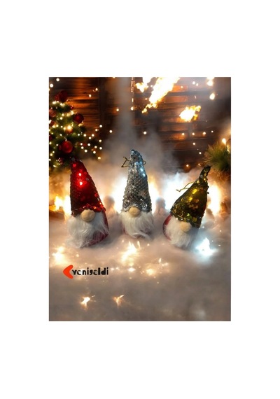 2 Adet 16 Cm Yılbaşı Şans Cücesi Iskandinav Elf Cücesi T80 Gnome