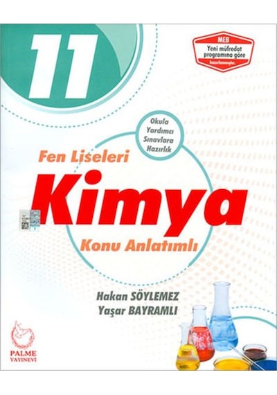 11 Sınıf Fen Liseleri Kimya Konu Anlatımlı Palme Yay