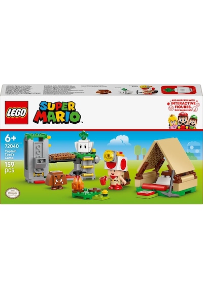 LEGO® Super Mario™ Captain Toad Kampı 72040 - 6 Yaş ve Üzeri Çocuklar için Yaratıcı Oyuncak Yapım Seti (159 Parça)