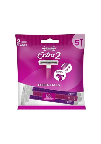Extra 2 Beauty Tek Kullanımlık Tıraş Makinesi, 5 Adet