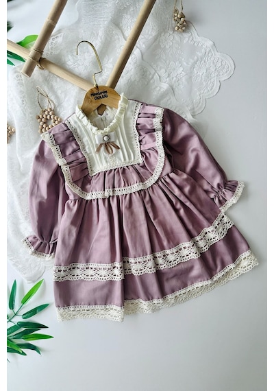 Minigimin Cicileri Miniğimin Cicileri Dantelli Fistolu Fiyonklu Vitange Kız Çoçu... Eflatun Minigimin Cicileri Miniğimin Cicileri Dantelli Fistolu Fiyonklu Vitange Kız Çoçu... Eflatun