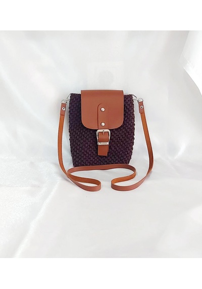 Umela Butik Kahverengi Bayan Omuz Çantası