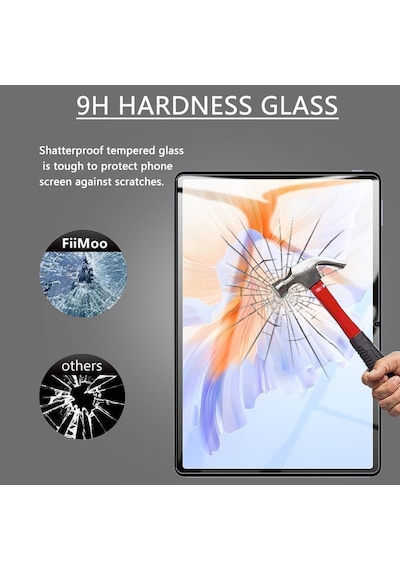 Honor Pad V9 İle Uyumlu Kırılmaz Tablet Temperli Cam Ekran Koruyucu