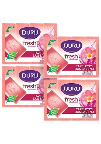Duru Fresh Sensations Çiçek Tazeliği Duş Sabunu 4'lü 4 x 150 G﻿