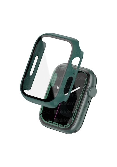 Apple Uyumlu  Watch 7-8-9 41 MM Ekran Koruyucu Kasa Koruma 360° Full Body