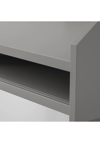 Hauga Gri Renk 100x84 Cm Çalışma Masası Çekmeceli Meridyendukkan Gri