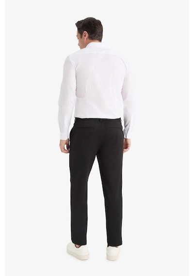 Defacto Jogger Fit Cepli Esnek Kumaş Düz Paça Pantolon T6317az25aubk27 Siyah