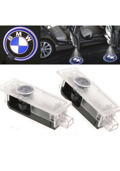Bmw E60 E61 Araca Özel  Delmesiz Led Kapı Altı Işık Logo