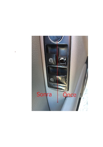 Mercedes W204 Cam Düğmesi Kapak W212 C180 C200 için