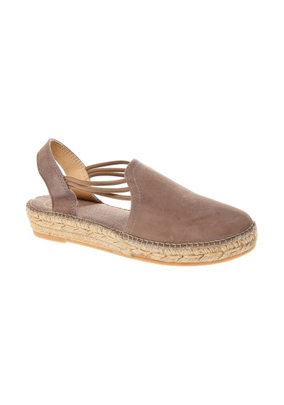 Sandalet Kadın Nuria Toni Pons Elastic Suede Taupe Taba