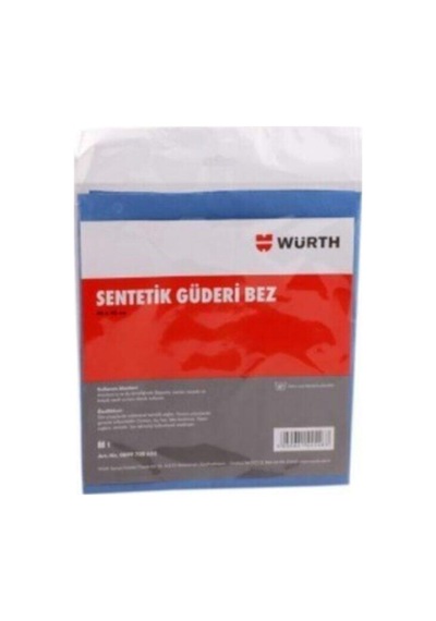 38x60 Cm Sentetik Güderi Bez Mavi 130 Gr 4 Adet