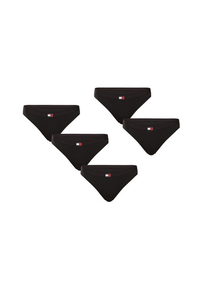 Tommy Hilfiger 5 Pack Thong-14889 Black