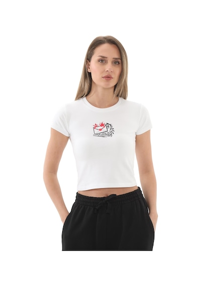 Converse Love Letter T-shırt Kadın T-shirt Beyaz 10027383-102 Beyaz