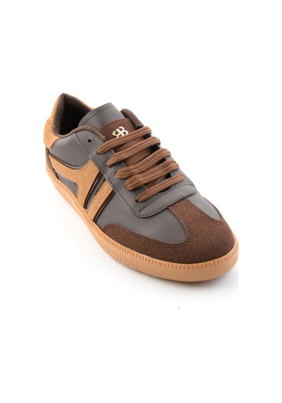 Bambi Kahve Süet Kadın Sneaker K01833025072