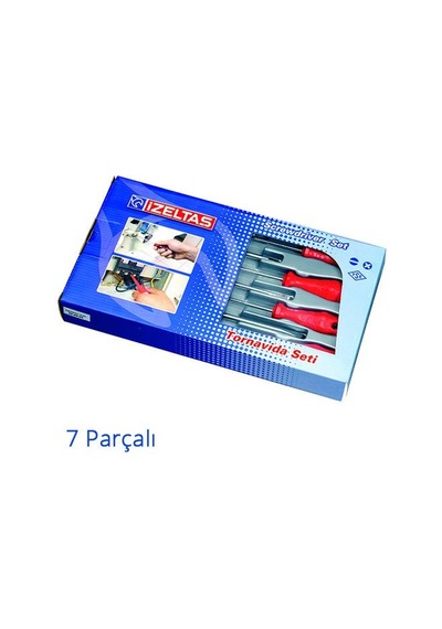 İzeltaş Rod Tornavida Seti 7 Parcali