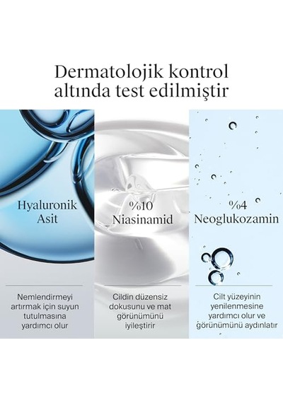 Hydro Boost Serum%10 Niasinamid 30 Ml Pipetli Şişe Hyalüronik Asit Ve Niasinamid İçeren Nemlendirici Serum