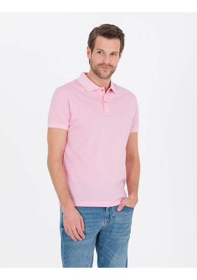 Pierre Cardin Erkek Pembe Basic Tişört 50262665-Vr041 Pembe