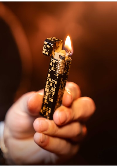 Caka Petra Pixel Kalem Çakmak Seti Siyah