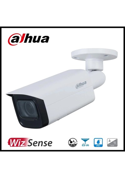 Dahua Ipc-hfw5442t-ase, 2mpix, 2,8mm Lens, H265+, Wizmind, 50mt Gece Görüşü, Ip67, Ik10, Poe Metal