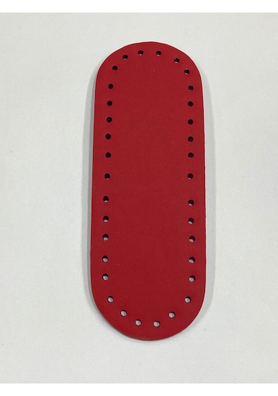 Karantuhafiye Çanta Tabanı / Mini Boy / 6x16,5 Cm Kırmızı Kırmızı