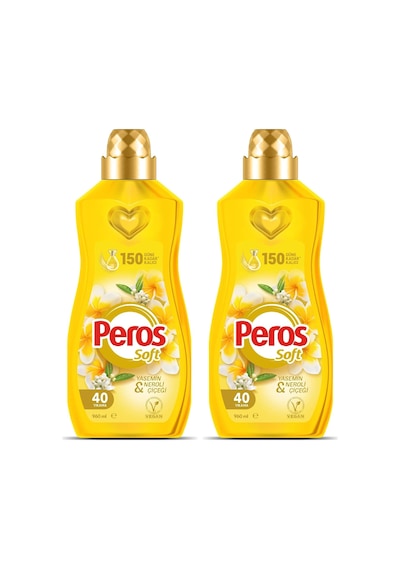 Peros Konsantre Yumuşatıcı Yasemin & Neroli Çiçeği 960 Ml 2 Paketi