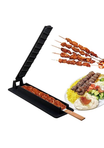 Şiş Kebap Kalıbı Kebap Yapıcı Siyah