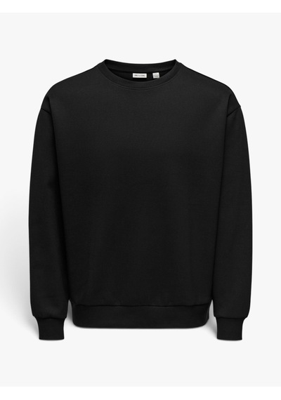 Only & Sons Onsdane Aırflex Rlx Ls Crew Sweat Noos Erkek Siyah Sweatshirt - 22039234