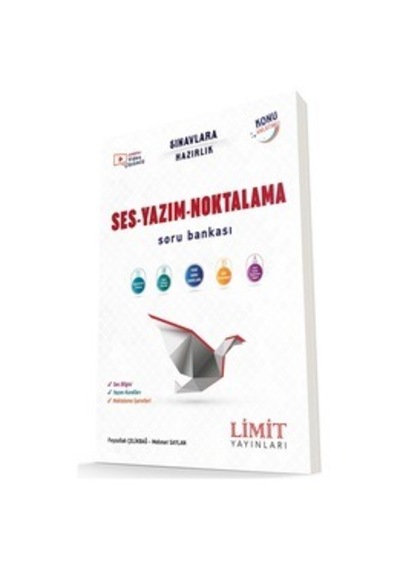 Limit Yayınları Ses Yazım Noktalama Soru Bankası Sınavlara Hazırlık Kitabı 2026-2027 Müfredata Uygun İçerik