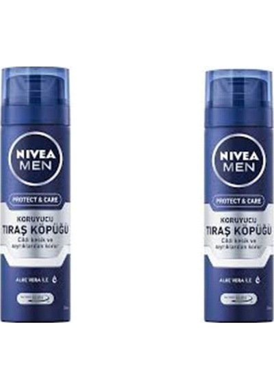 Nıvea Men 200 Ml Protect Ve Care 2 Adet Tıraş Köpüğü