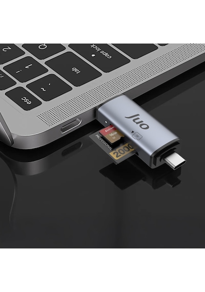 Juo MT03344 Usb 3.2 Type-c Ve Usb-a Otg Sd / Micro Sd Hafıza Kart Okuyucu