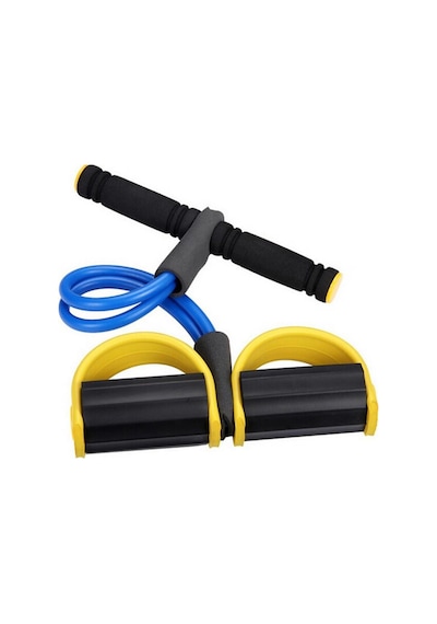 4 Lastikli Body Trimmer Mekik Çekme Aleti Evde Spor Egzersiz