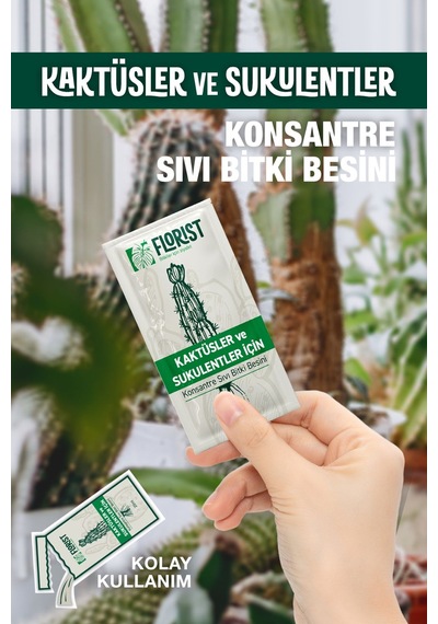 Florıst-konsantre Sıvı Kaktüs Ve Sukulent Bitki Besini 200