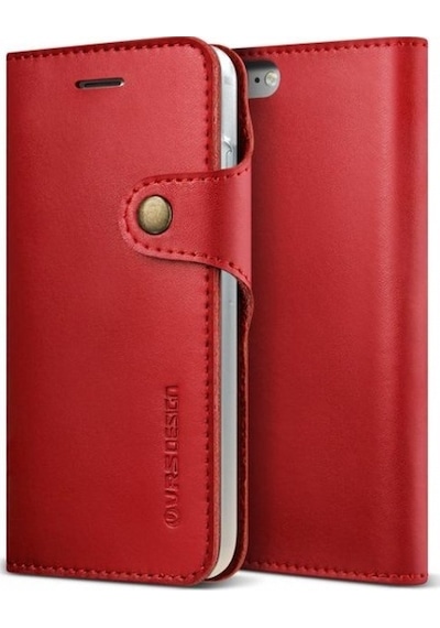 Vrs Design Apple Uyumlu iPhone 8 / 7 İle Native Diary Kılıf Wine