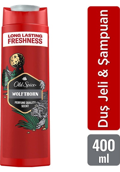 3 Adet Old Spice Wolfthorn Duş Jeli 400 Ml Diğer