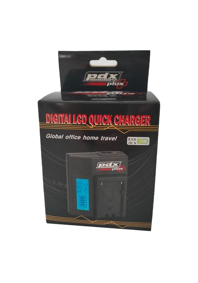 Pdx Np-f970 Lcd Ekranlı Hızlı Şarj Cihazı