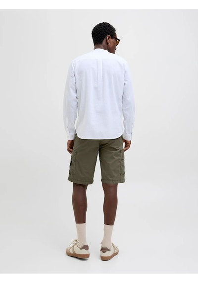 Jack & Jones Jack&jones Jpstcole Mateo Erkek Kargo Şort 12274389 Yeşil