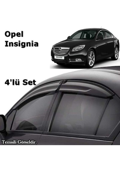 Opel Insignia Mugen 2009 - 2016 Cam Rüzgarlığı 4 Lü Takım