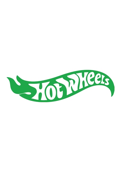 Hot Wheels Araba Stickeri 17x17 Cm Yeşil