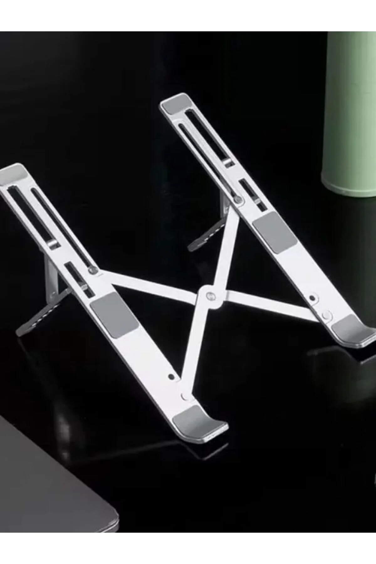 Model Zx Alüminyum, Ayarlı Laptop Apple Uyumlu MacBook -hp-dell Tüm Markalara Laptop Standı