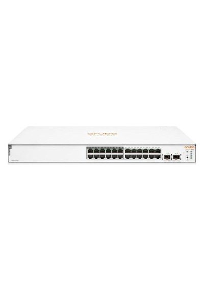 Aruba 24port 195w 12port Poe Instant On 1830-24g Jl813a Gıgabıt 2xsfp Yönetilebilir Switch Rackmount