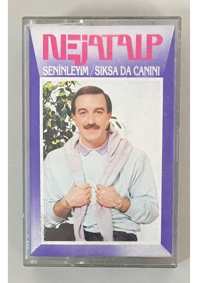Nejat Alp Seninleyim - Sıksa Da Canını Kaset Orjinal Dönem Kağıt Baskı