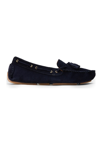 Deery Kadın Hakiki Süet Lacivert Püsküllü Loafer - Dl506zlcvc01