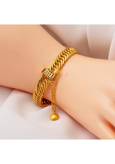 Bilezikci  Gurmet 14 Ayar Altın Bileklik Blscs14k22004 Sarı Altın
