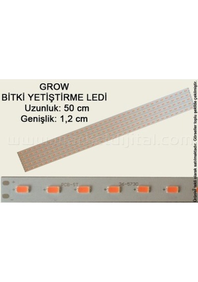 Grow Led 18 Watt 5630 Chip 36 Led (Bitki Yetiştirme Ledi) Full...