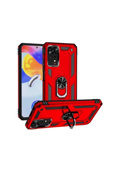 Xiaomi Redmi Note 11 Pro 5G Kilif Vega Yüzüklü Standli Zirh Kilif 542845694